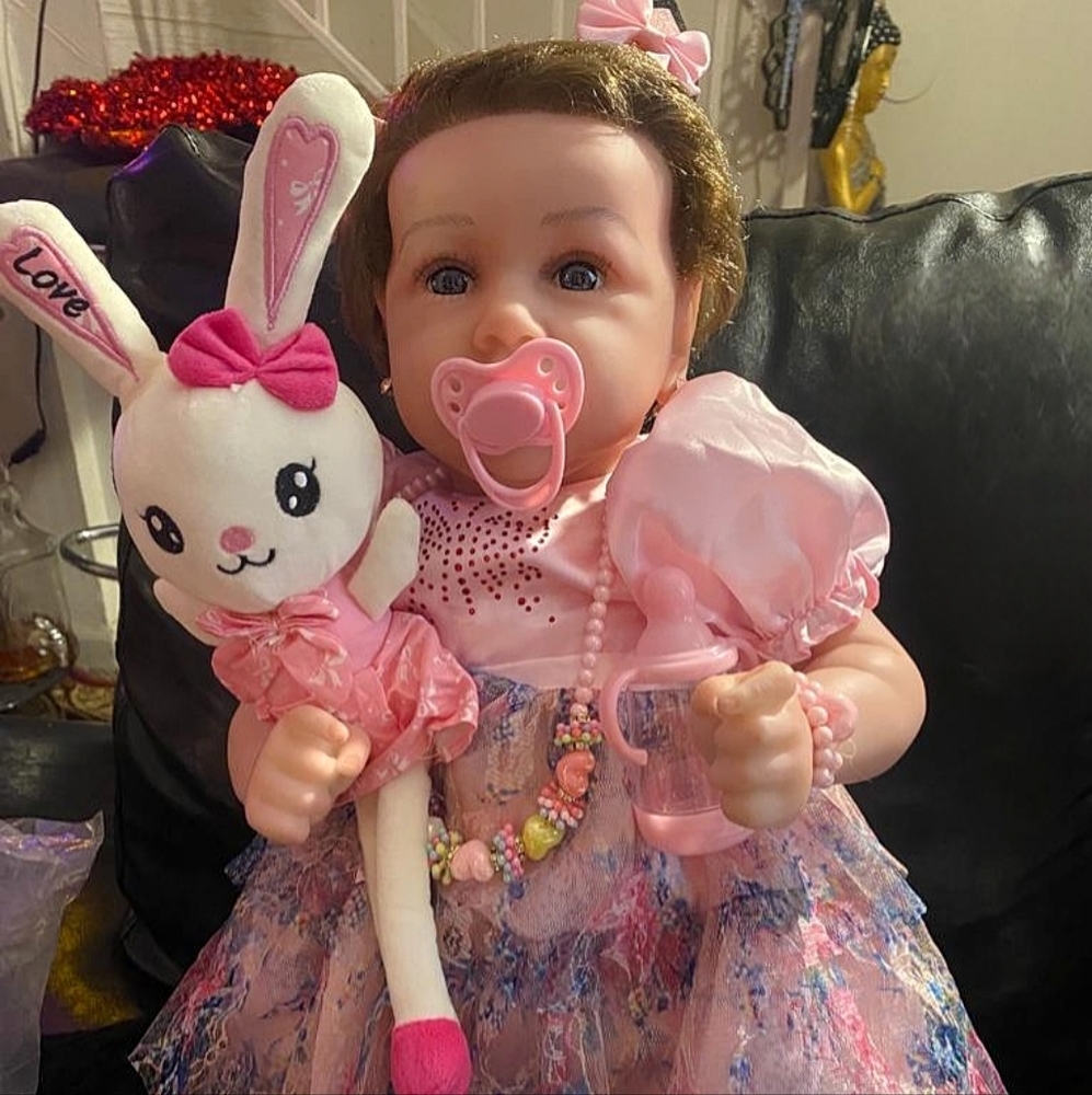 24 Inch Lifelike Silicone Vinyl Reborn Baby Doll